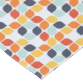 Vintages geometrisches Muster Tischdecke (Schrägansicht)