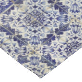 Vintages geometrisches Muster Tischdecke (Schrägansicht)