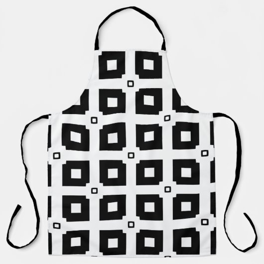 Vintages geometrisches Muster. Wiederholelemente Schürze (Vorderseite)