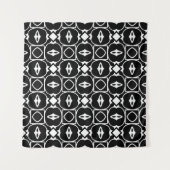 Vintages geometrisches Muster. Wiederholelemente Wandteppich (Vorderseite (Horizontal))