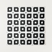Vintages geometrisches Muster. Wiederholelemente Wandteppich (Vorderseite (Horizontal))
