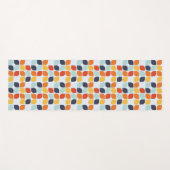 Vintages geometrisches Muster Yogamatte (Vorderseite (Horizontal))