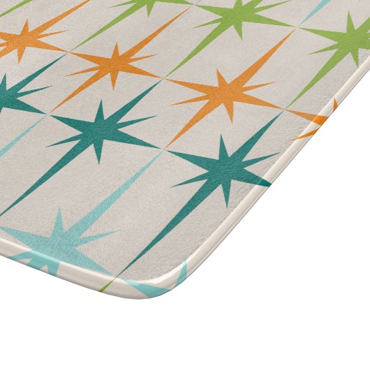 Vintages geometrisches schneidebrett (Ecke)