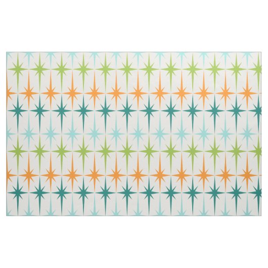 Vintages geometrisches Sternexplosion-Gewebe Stoff (Fat Quarter (45,7 x 55,9 cm))