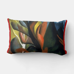 Vintages Georgia O'Keefe 1922 Ahorn und Zeder Lendenkissen