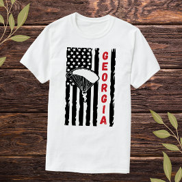 Vintages Georgia Paragliding Skydiving Parachuting T-Shirt