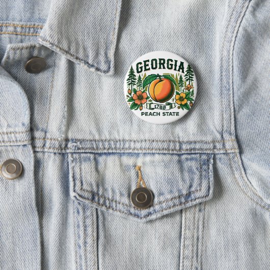 Vintages Georgien Button (Beispiel)