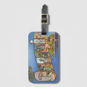 Vintages Georgien Gepäckanhänger (Vorderseite Vertikal)