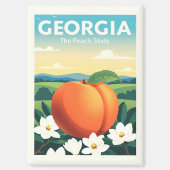 Vintages Georgien Magnet (Vorderseite)