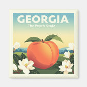 Vintages Georgien Magnet (Vorne)