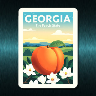 Vintages Georgien Magnet