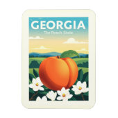 Vintages Georgien Magnet (Vertikal)