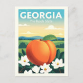 Vintages Georgien Postkarte (Vorderseite)