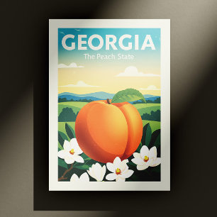 Vintages Georgien Postkarte