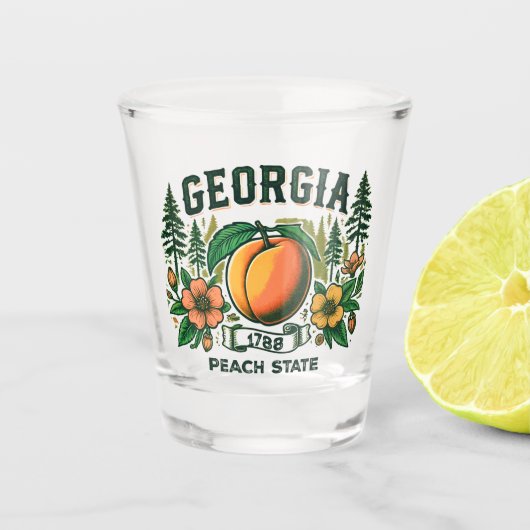 Vintages Georgien Schnapsglas (Vorderseite)