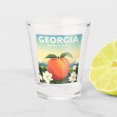 Vintages Georgien Schnapsglas (Vorderseite)