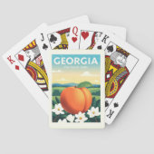 Vintages Georgien Spielkarten (Rückseite)