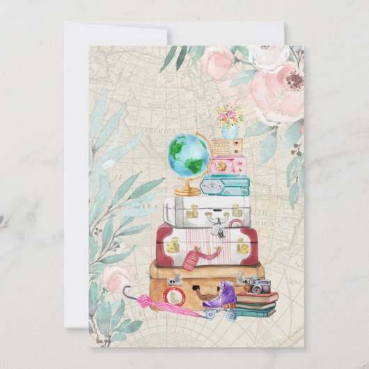 Vintages Gepäck | Abschluss aus Party (Rückseite)