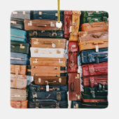 Vintages Gepäck Keramikornament (Rückseite)