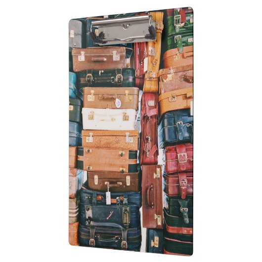 Vintages Gepäck Klemmbrett (Links)