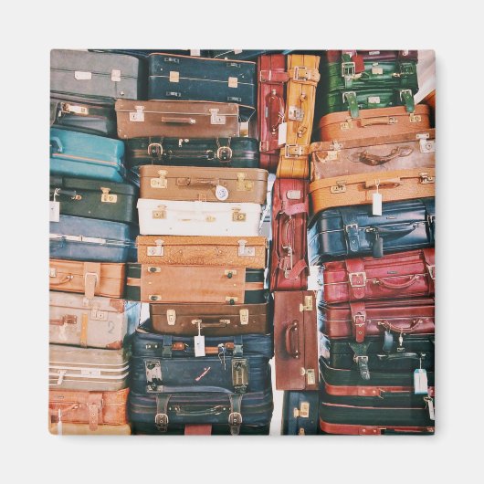 Vintages Gepäck Magnet (Vorne)