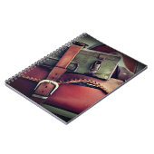 Vintages Gepäck Notizblock (Linke Seite)