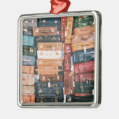 Vintages Gepäck Ornament Aus Metall (Links)