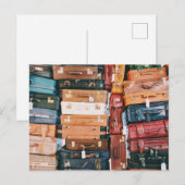 Vintages Gepäck Postkarte (Vorne/Hinten)