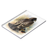 Vintages Gepunktetes AdlerNotebook Notizblock (Linke Seite)