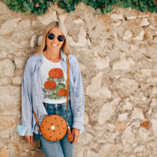 Vintages Geranium Trio - fett blühende Pflanzen T-Shirt