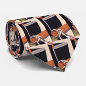 Vintages Geschäft, Art-Deco-Stoffe und Textilien Krawatte (Gerollt)