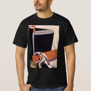 Vintages Geschäft, Art-Deco-Stoffe und Textilien T-Shirt