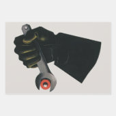 Vintages Geschäft, Fabrikmachinist Geschenkpapier Set (Vorderseite)