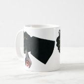 Vintages Geschäft, Fabrikmachinist Kaffeetasse (Vorderseite Links)