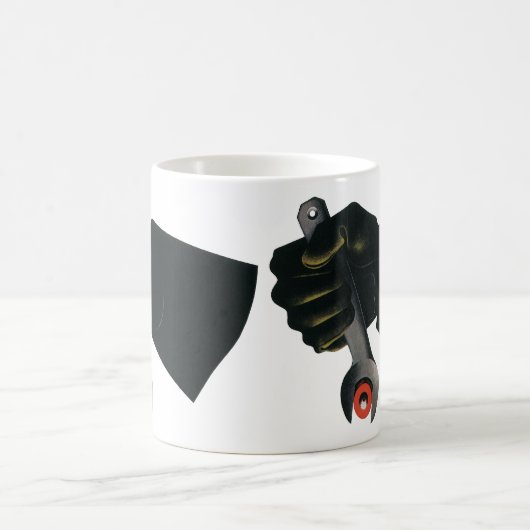 Vintages Geschäft, Fabrikmachinist Kaffeetasse (Mittel)