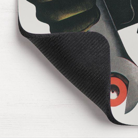 Vintages Geschäft, Fabrikmachinist Mousepad (Ecke)