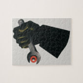 Vintages Geschäft, Fabrikmachinist Puzzle (Horizontal)