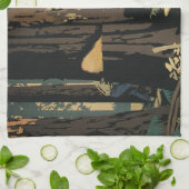 Vintages Geschäft, Holzindustrie, Redwood-Wald Geschirrtuch (Gefaltet)