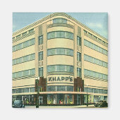 Vintages Geschäft, Kaufhaus Knapp Magnet (Vorne)