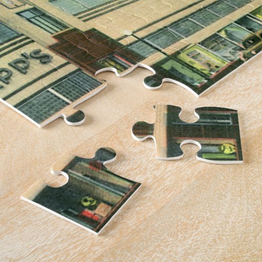 Vintages Geschäft, Kaufhaus Knapp Puzzle (Seite)