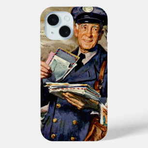 Vintages Geschäft, Postbote iPhone 15 Hülle