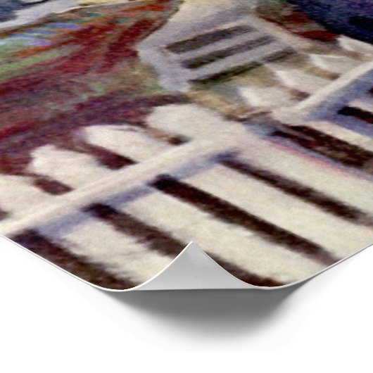 Vintages Geschäft, Postbote Poster (Ecke)