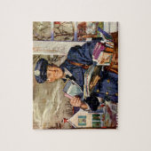 Vintages Geschäft, Postbote Puzzle (Vertikal)