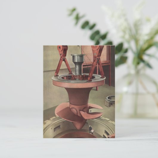 Vintages Geschäft, Riesenwasserturbinenenergie (Stehend Vorderseite)