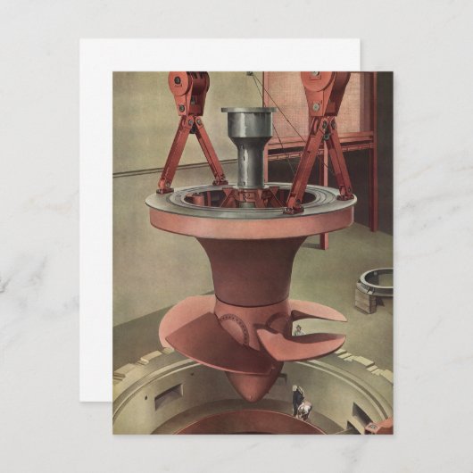 Vintages Geschäft, Riesenwasserturbinenenergie (Vorne/Hinten)