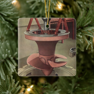 Vintages Geschäft, Riesenwasserturbinenenergie Keramikornament