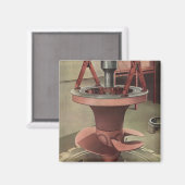 Vintages Geschäft, Riesenwasserturbinenenergie Magnet (Vorderseite/Rückseite)