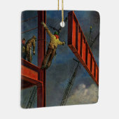 Vintages Geschäft, Stahlarbeiter Keramikornament (Rechts)