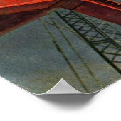 Vintages Geschäft, Stahlarbeiter Poster (Ecke)