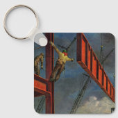 Vintages Geschäft, Stahlarbeiter Schlüsselanhänger (Vorderseite)